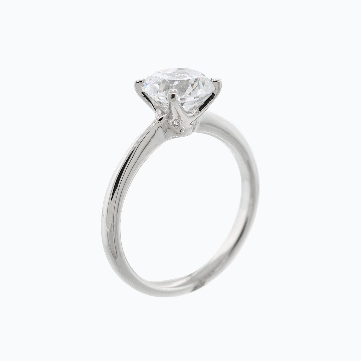 1.50 CT Round Solitaire CVD F/VS2 Diamond Engagement Ring 3