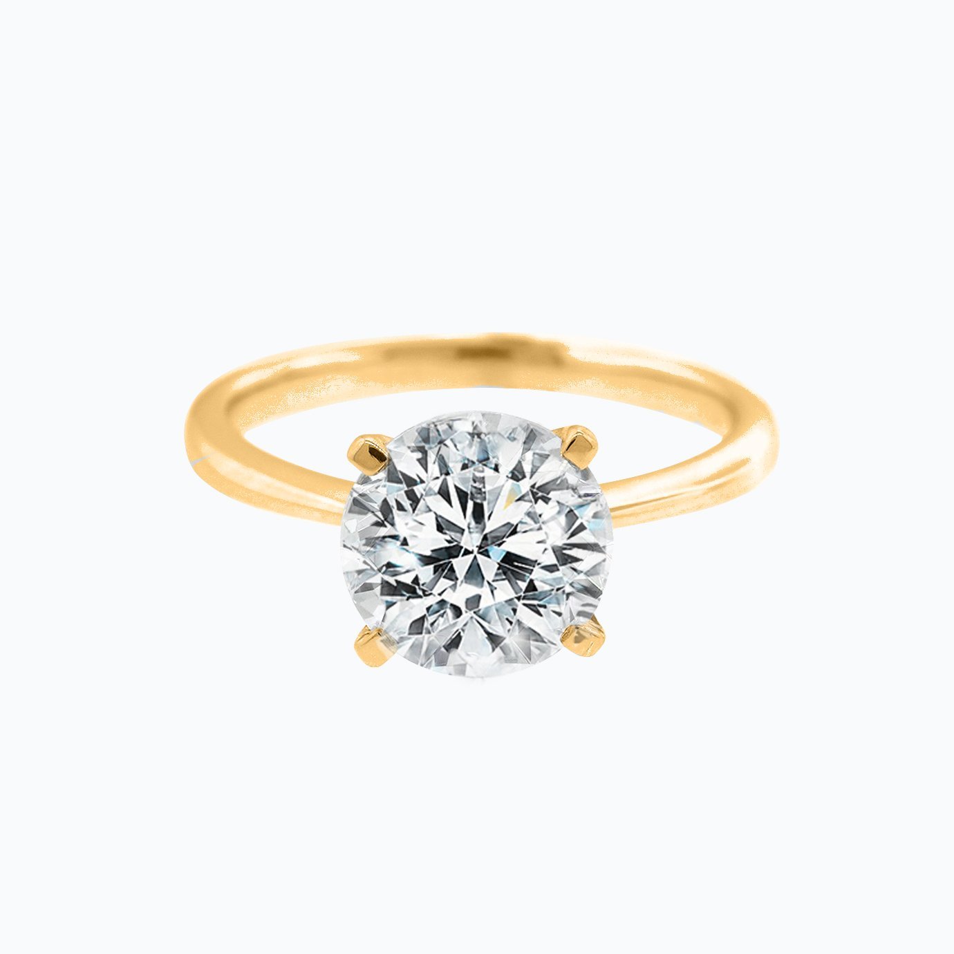 1.50 CT Round Solitaire CVD F/VS2 Diamond Engagement Ring 6