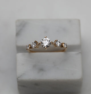 0.80 CT Round Dainty CVD EF/VS Diamond Wedding Band 4