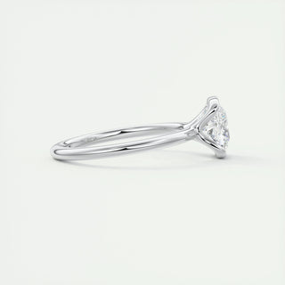 2 CT Cushion Half Bezel CVD F/VS1 Diamond Engagement Ring 3