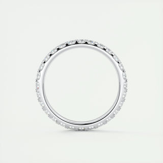 0.84 CT Round Full Eternity CVD EF/VVS Diamond Wedding Band 5