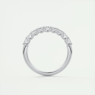 1.80 Emerald Cut Half Eternity Moissanite Bridal Wedding Band 3