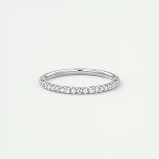 0.36 CT Round Full Eternity CVD EF/VVS Diamond Wedding Band 1