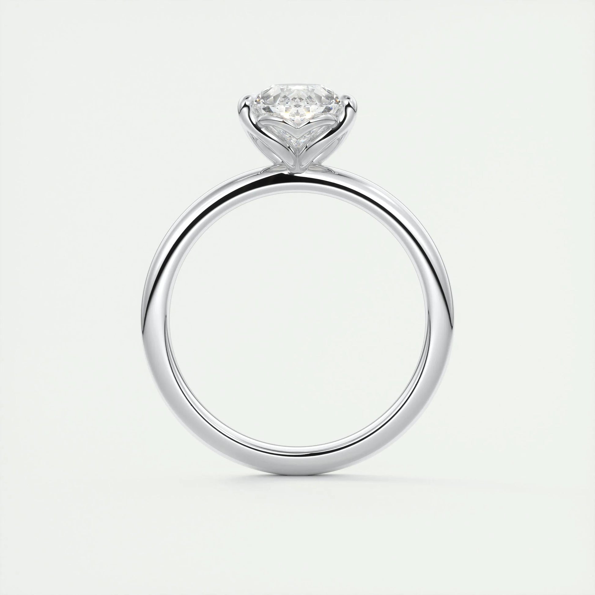 1.93 CT Pear Cut Solitaire Moissanite Engagement Ring 7