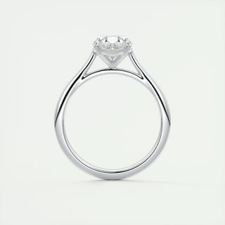 1.91 CT Oval Cut Solitaire Moissanite Engagement Ring 7