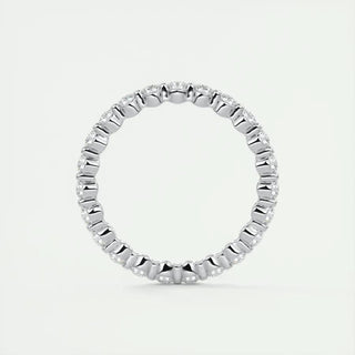 0.69 CT Round Full Eternity CVD EF/VVS Diamond Wedding Band 5