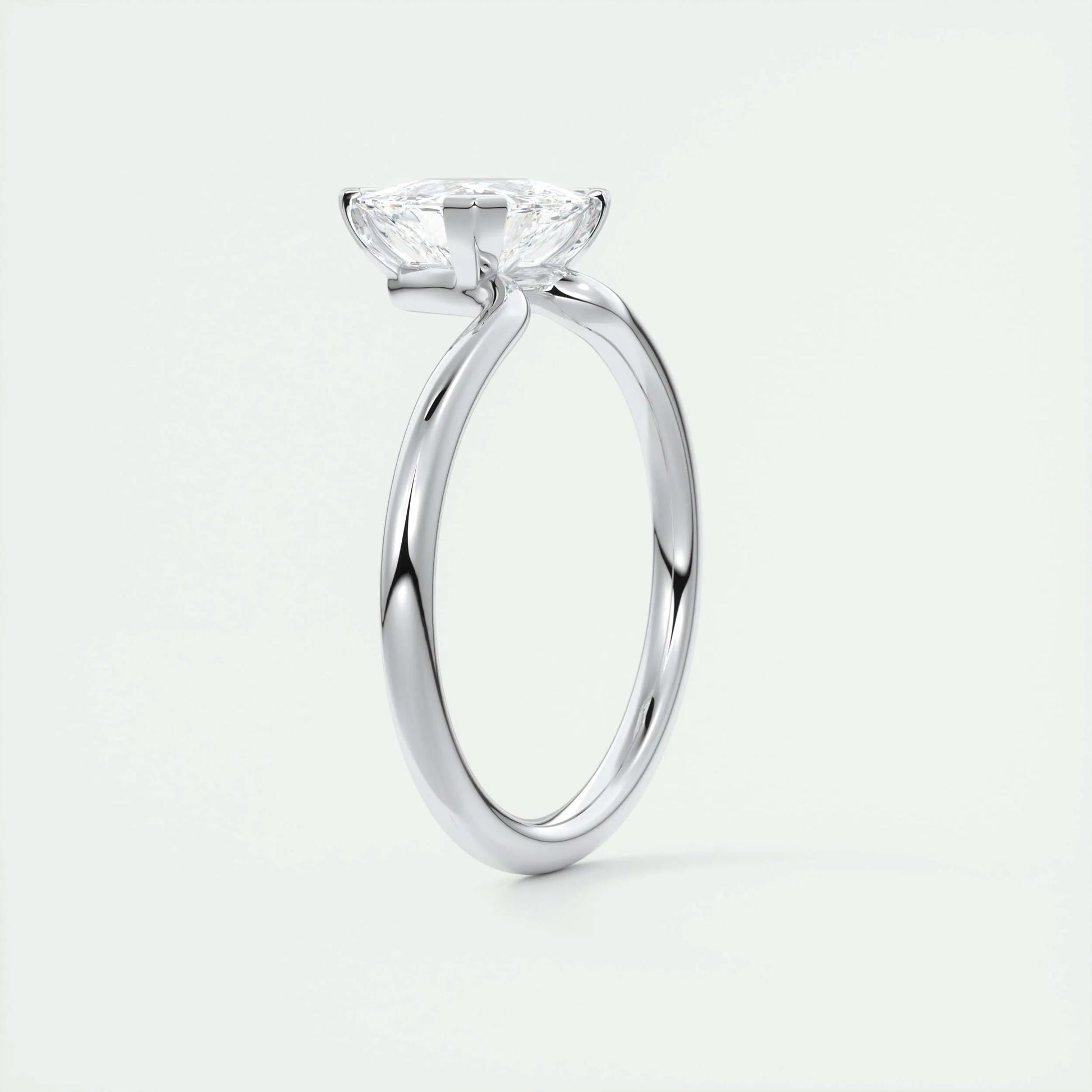 1.5 CT Trillion Solitaire CVD F/VS1 Diamond Engagement Ring 6