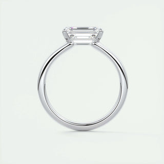 2 CT Emerald Solitaire CVD F/VS1 Diamond Engagement Ring 7