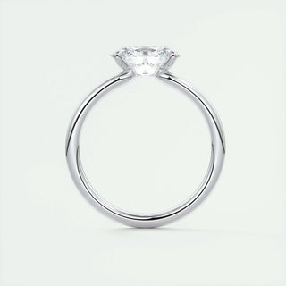 1.5 CT Oval Solitaire CVD F/VS1 Diamond Engagement Ring 7
