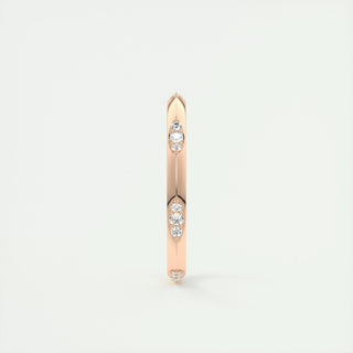 0.09 CT Emerald Lace Style CVD EF/VVS Diamond Wedding Band 13