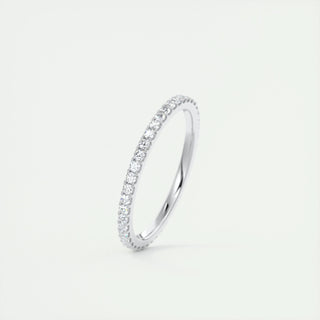 0.36 CT Round Full Eternity CVD EF/VVS Diamond Wedding Band 4