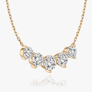 3.50 TCW Round CVD F/VS Diamond Necklace 9