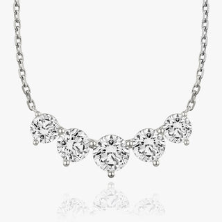 3.50 TCW Round CVD F/VS Diamond Necklace 3