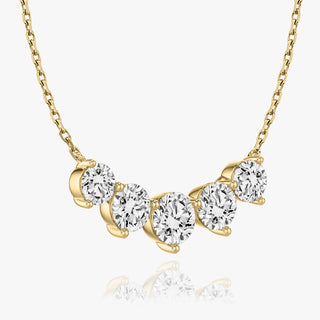 3.50 TCW Round CVD F/VS Diamond Necklace 6