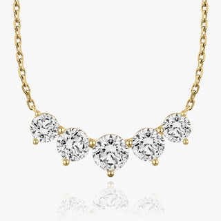 3.50 TCW Round CVD F/VS Diamond Necklace 5