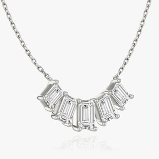 3.50 TCW Emerald CVD F/VS Diamond Necklace 1