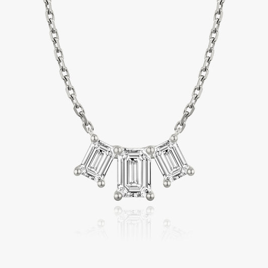 2.0 TC Emerald CVD F/VS Diamond Necklace 1