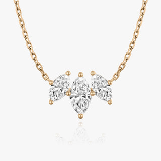 2.0 TC Marquise CVD F/VS Diamond Necklace 7