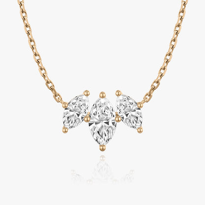 2.0 TC Marquise CVD F/VS Diamond Necklace 7