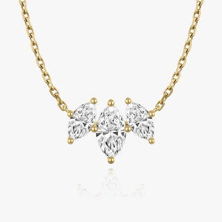 2.0 TC Marquise CVD F/VS Diamond Necklace 4