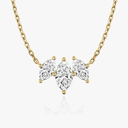 2.0 TC Marquise CVD F/VS Diamond Necklace 4