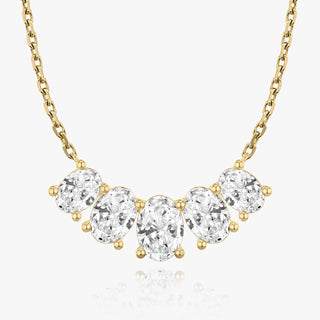 3.50 TCW Oval CVD F/VS Diamond Necklace 6