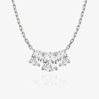 2.0 TC Oval CVD F/VS Diamond Necklace 1