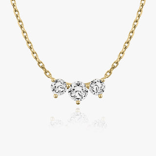 1.0 TCW Round CVD F/VS Diamond Necklace 4