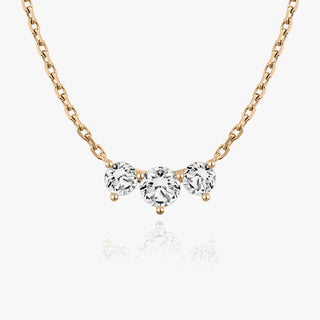 1.0 TCW Round CVD F/VS Diamond Necklace 7