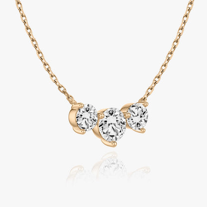 2.0 TC Round CVD F/VS Diamond Necklace 10