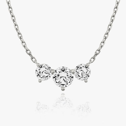 2.0 TC Round CVD F/VS Diamond Necklace 1