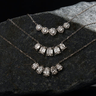 3.50 TCW Oval CVD F/VS Diamond Necklace 5