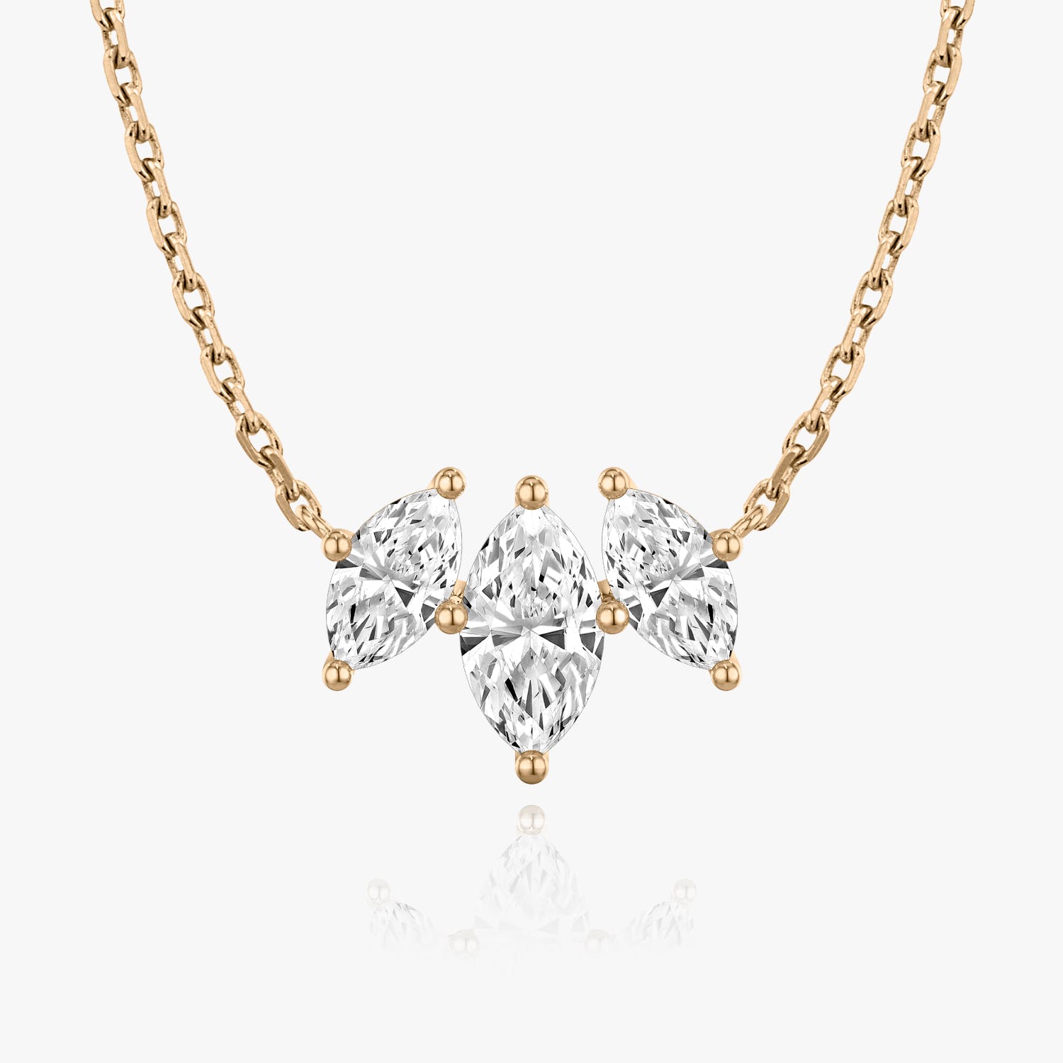 1.0 TCW Marquise CVD F/VS Diamond Necklace 7