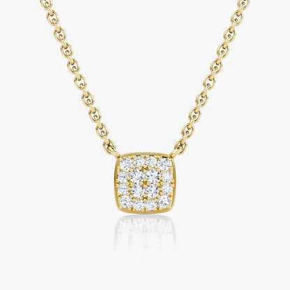 0.10 TCW Round CVD F/VS Diamond Necklace 5