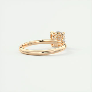 1.49 CT Cushion Cut Solitaire Moissanite Engagement Ring 17