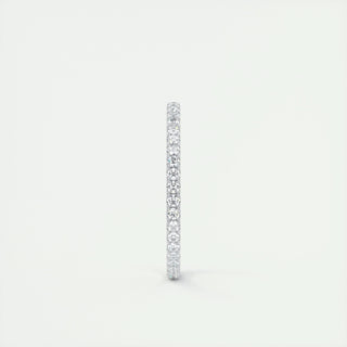 0.36 CT Round Full Eternity CVD EF/VVS Diamond Wedding Band 3