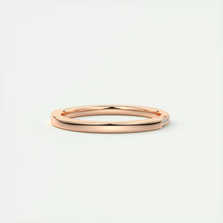 0.18 CT Round Half Eternity CVD EF/VVS Diamond Wedding Band 20