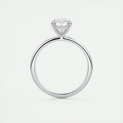 1.93 CT Pear Cut Solitaire Moissanite Engagement Ring 7