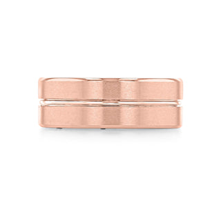Men's Brushed Finish Classic Wedding Band 4