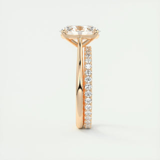 2 CT Oval Solitaire CVD F/VS1 Diamond Engagement Ring 19