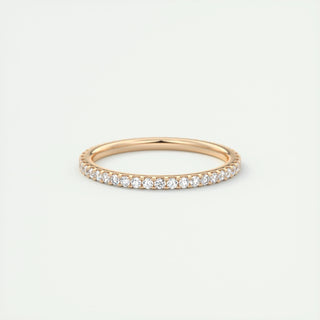 0.36 CT Round Full Eternity CVD EF/VVS Diamond Wedding Band 12