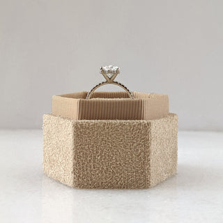 3.05 CT Oval Cut Pave CVD D/VS1 Diamond Engagement Ring 4