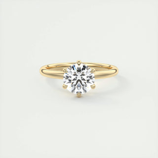 1.5 CT Round Solitaire CVD F/VS1 Diamond Engagement Ring 9