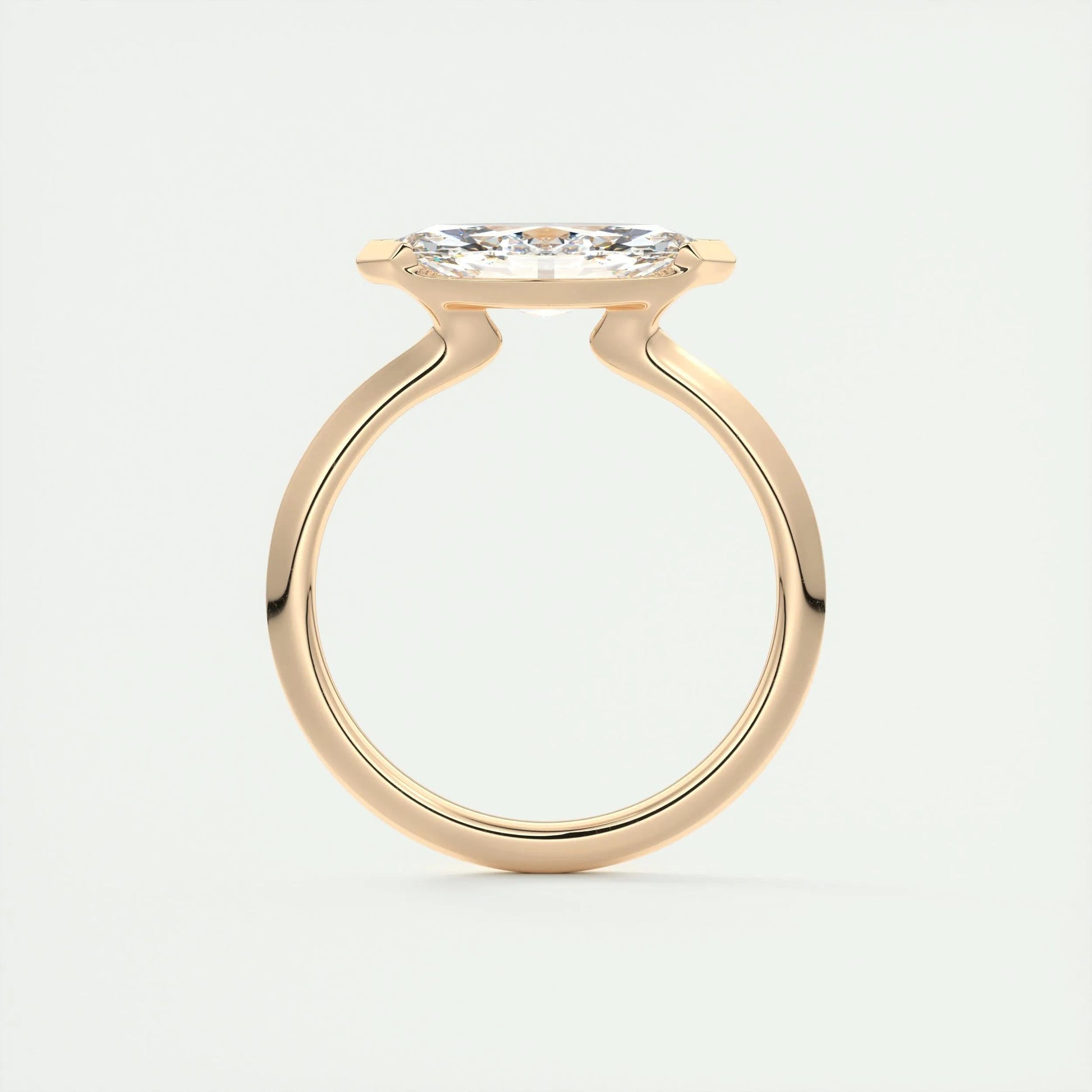 2 CT Marquise Half Bezel CVD F/VS1 Diamond Engagement Ring 21