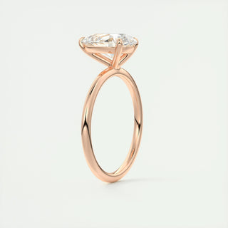 2 CT Pear Solitaire CVD F/VS1 Diamond Engagement Ring 20