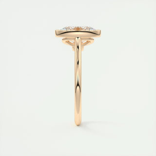 1.91 CT Oval Solitaire Bezel Moissanite Engagement Ring 19