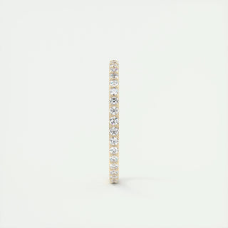 0.37 Round Cut Full Eternity Moissanite Bridal Wedding Band 9