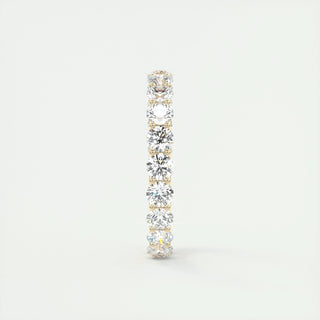 2.10 TCW Round Cut Full Eternity Moissanite Bridal Wedding Band 8