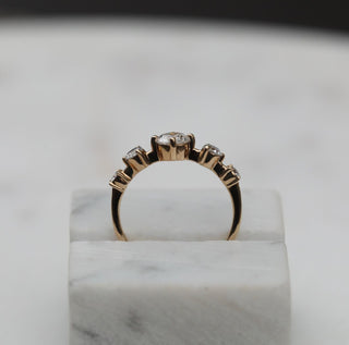 0.80 CT Round Dainty CVD EF/VS Diamond Wedding Band 6