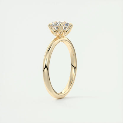 1.5 CT Round Solitaire CVD F/VS1 Diamond Engagement Ring 14